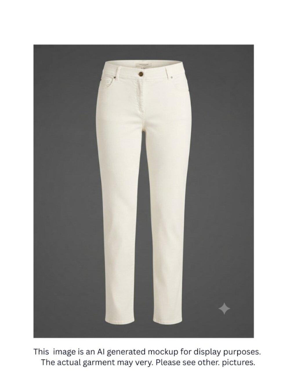89th & Madison White Straight Leg Pants
